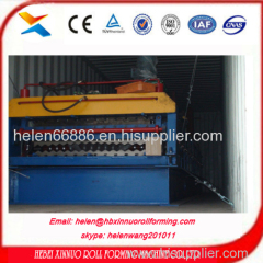 Africa hot sale type double layer roll forming machine