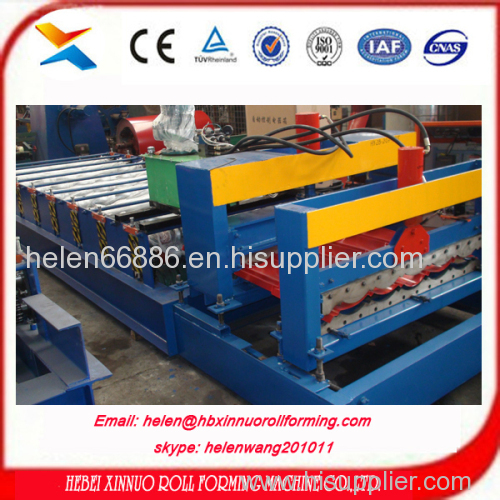 russia popular type glazed type roll forming machine china manufacturer