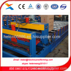 russia popular type glazed type roll forming machine china manufacturer