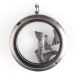 Various Kinds Platinum Plated Alloy Vintage Footprint Floating Locket Charms Wholesale in China