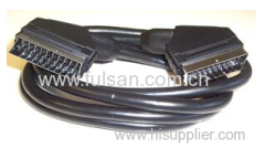 Economical PVC assembled shell Scart Cable Euro Scart Cable
