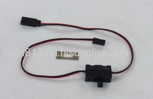 Power switch for gas powered rc boat