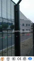 welded security anti climbing fence 12.7x76.2mm x 4mm