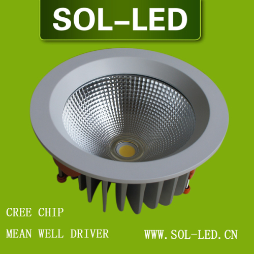 SOL CREE COB 40W LED Downlight MeanWell Driver