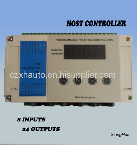 running fountain solenoid valves controller