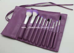 Best Promotion Gift 10PCS Purple Makeup Brush Set