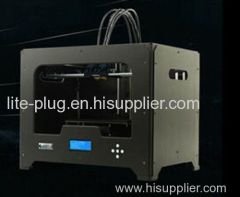 cheap personal 3D printer dual extruder with LCD FDM 3d printer metal 3d printer 225*145*150mm