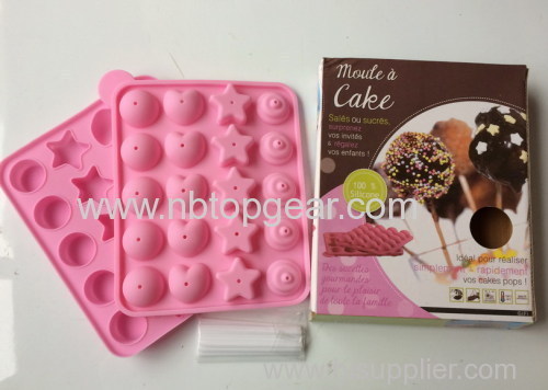 Lollipop silicone making molds