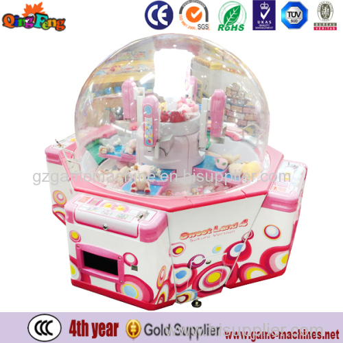 grabbing prize game machine four players toy crane gift machine