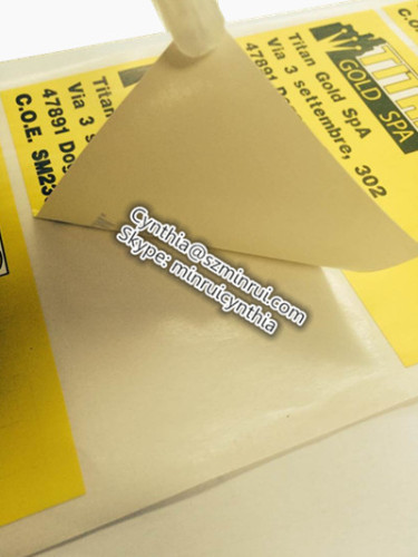 Self-destructive anti-counterfeit Tamper Proof Stickers 