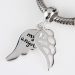 European Style Sterling Silver Dangle Loving Angel Wings Beads Fashion Jewelry