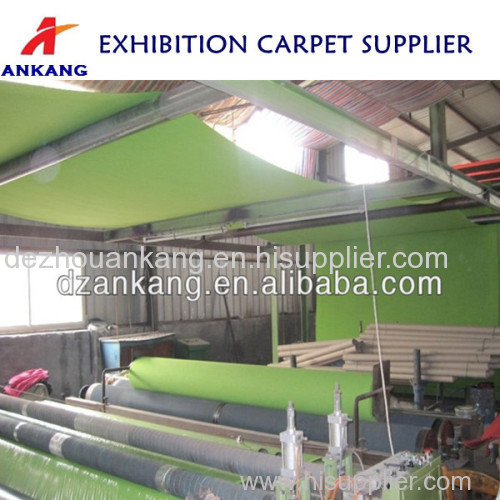 Plain surface polyester fiber carpet event fair exhibition