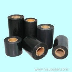 High Definition Black Printing Wax Roll Ribbon