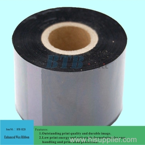 Enhanced Wax Thermal Transfer Ribbons for Zebra Printer 110mm*300m