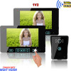 Touch key 2.4GHz 7&quot; lcd video door phone unlocking door bell video intercom