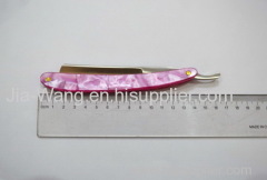 RenRen Stainless Steel Straight Razor Pink Lady