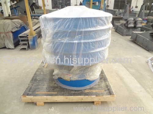 Rotary vibrating screen sieving separator for sugar and salt