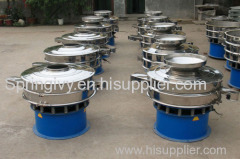 Rotary vibrating screen sieving separator for sugar and salt