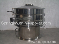 Rotary vibrating screen sieving separator for sugar and salt