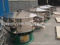 Rotary vibrating screen sieving separator for sugar and salt