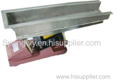 Small vibration feeder for food processing
