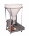 Small vibration feeder for food processing