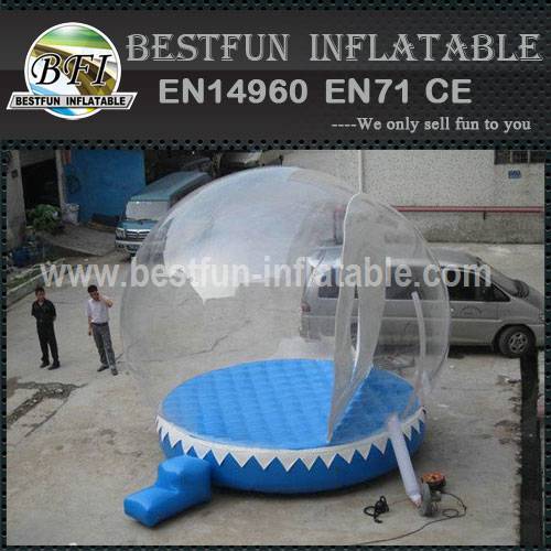 Factory direct sale inflatable snow globe tent