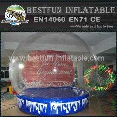 Xmas inflatable snow globe