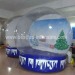 Snow globe with blowing snow