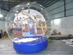 Customized inflatable snow globe