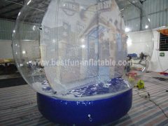 Customized inflatable snow globe