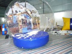 Customized inflatable snow globe