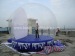 Giant Inflatable Snow Ball for car show