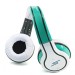 SMS Audio SYNC by 50 Cent Wireless Over-Ear Sync Series Wireless Bluetooth White and Green Headphones