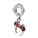 New Item Sterling Silver Dangle Minnie Mouse Headband Beads with Light Siam Austrian Crystal Wholesale