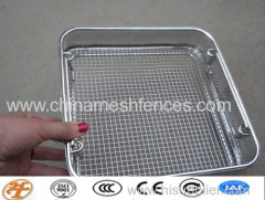corrosion resistant stainless steel cleaning wire mesh basket