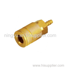 Wholesale High Quality USA Truflate Type Two Touch Hose Barb Coupler