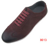 Attractive Dark Red men casual loafers manufacturer meimei