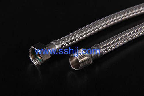 Stainless steel bathroom hose para lavabo