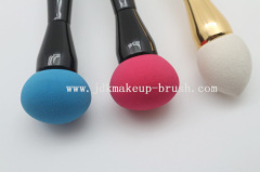 Double Ended Makeup Sponge brush and Foundation Brush