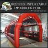 Inflatable paintball bunker field