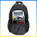 black laptop polyester backpack