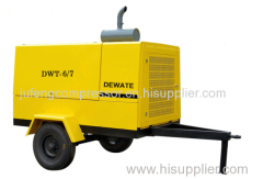 7Bar Portable Diesel Engine Screw Air Compressor For Sale