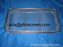 Medical stainless steel mesh basket