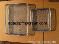Stainless steel mesh basket / medical basket