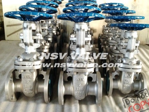 CN7M cast steel gate valve