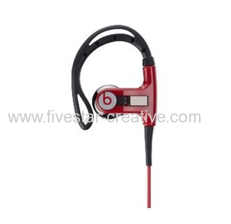 PowerBeats by Dr.Dre Sports In-Ear Earbuds Headphones With ControlTalk Red