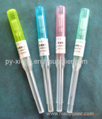 Disposable pen-like iv catheter set