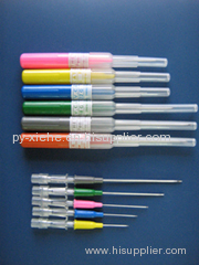Disposable pen-like iv catheter set