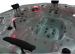 Relaxed 8 Persons rectangular Outdoor Spa Hot Tub